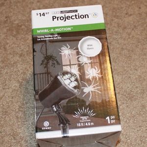 Whirl-A-Motion Spiders Projection